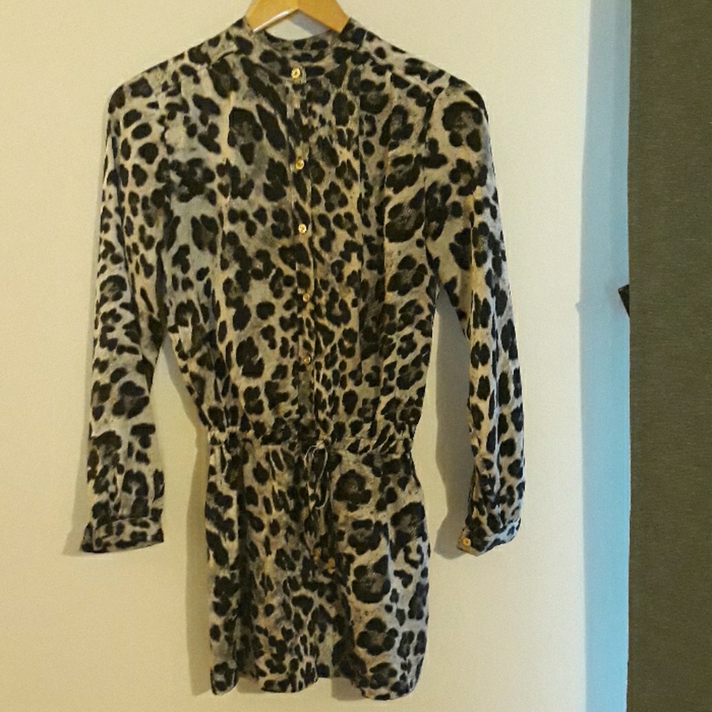 NBW MICHAEL KORS ANIMAL PRINT ROMPER